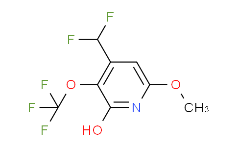 4-(Difluoromethyl)-2-hydroxy-6-methoxy-3-(trifluoromethoxy)pyridine