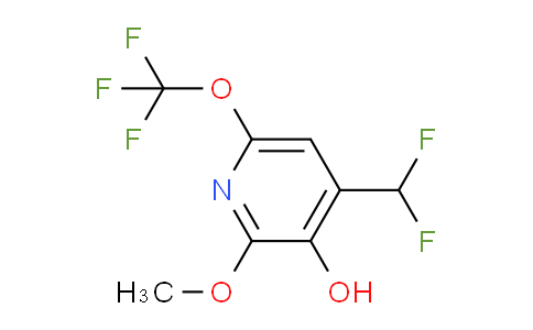 4-(Difluoromethyl)-3-hydroxy-2-methoxy-6-(trifluoromethoxy)pyridine