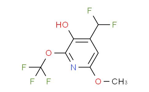 4-(Difluoromethyl)-3-hydroxy-6-methoxy-2-(trifluoromethoxy)pyridine