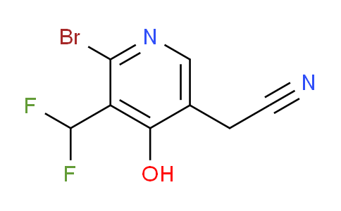 AM16011 | 1805408-57-4 | 2-Bromo-3-(difluoromethyl)-4-hydroxypyridine-5-acetonitrile