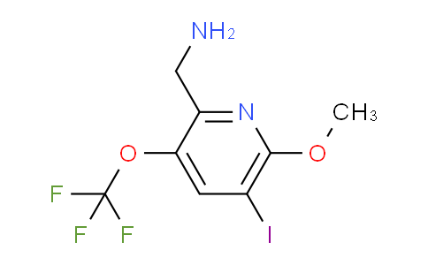 2-(Aminomethyl)-5-iodo-6-methoxy-3-(trifluoromethoxy)pyridine
