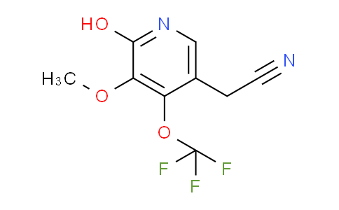 2-Hydroxy-3-methoxy-4-(trifluoromethoxy)pyridine-5-acetonitrile