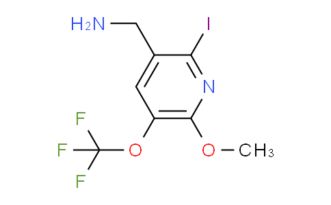 3-(Aminomethyl)-2-iodo-6-methoxy-5-(trifluoromethoxy)pyridine