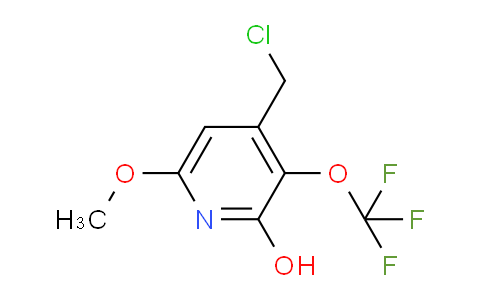 4-(Chloromethyl)-2-hydroxy-6-methoxy-3-(trifluoromethoxy)pyridine