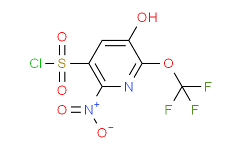 3-Hydroxy-6-nitro-2-(trifluoromethoxy)pyridine-5-sulfonyl chloride