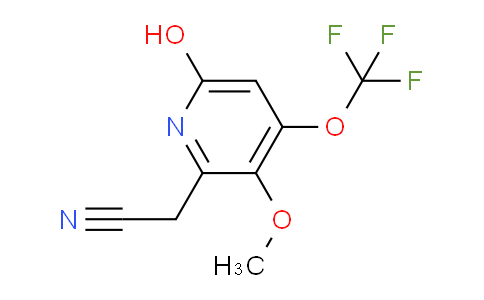 6-Hydroxy-3-methoxy-4-(trifluoromethoxy)pyridine-2-acetonitrile