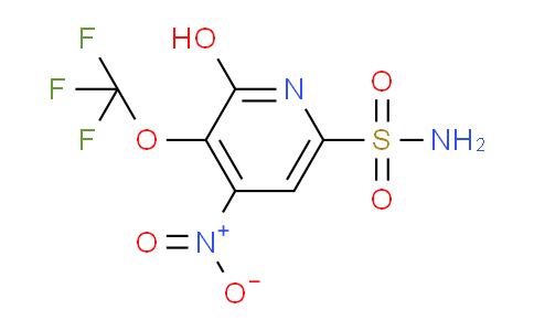 2-Hydroxy-4-nitro-3-(trifluoromethoxy)pyridine-6-sulfonamide