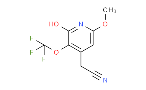 2-Hydroxy-6-methoxy-3-(trifluoromethoxy)pyridine-4-acetonitrile
