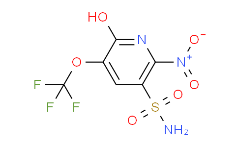 2-Hydroxy-6-nitro-3-(trifluoromethoxy)pyridine-5-sulfonamide