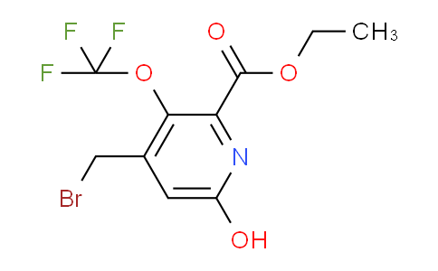 Ethyl 4-(bromomethyl)-6-hydroxy-3-(trifluoromethoxy)pyridine-2-carboxylate