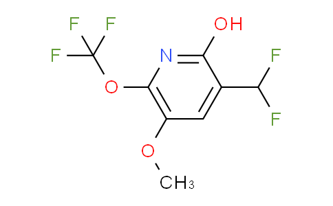 3-(Difluoromethyl)-2-hydroxy-5-methoxy-6-(trifluoromethoxy)pyridine