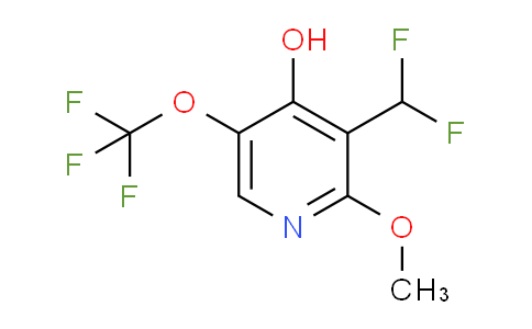 3-(Difluoromethyl)-4-hydroxy-2-methoxy-5-(trifluoromethoxy)pyridine