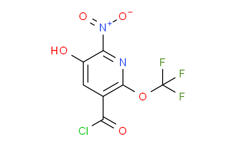 3-Hydroxy-2-nitro-6-(trifluoromethoxy)pyridine-5-carbonyl chloride