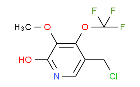 5-(Chloromethyl)-2-hydroxy-3-methoxy-4-(trifluoromethoxy)pyridine