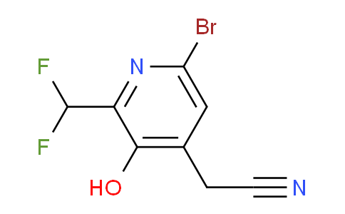 AM16018 | 1805408-88-1 | 6-Bromo-2-(difluoromethyl)-3-hydroxypyridine-4-acetonitrile