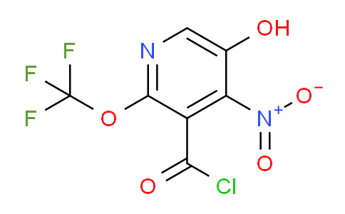 5-Hydroxy-4-nitro-2-(trifluoromethoxy)pyridine-3-carbonyl chloride