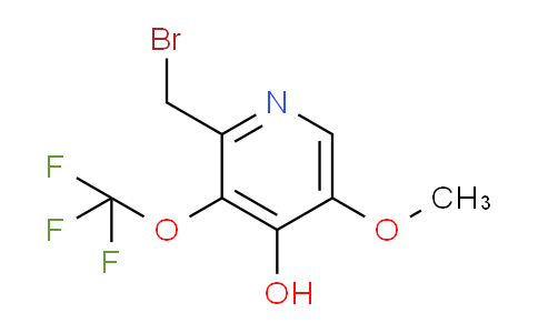 2-(Bromomethyl)-4-hydroxy-5-methoxy-3-(trifluoromethoxy)pyridine