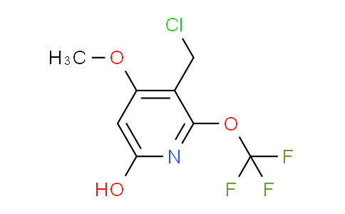 3-(Chloromethyl)-6-hydroxy-4-methoxy-2-(trifluoromethoxy)pyridine