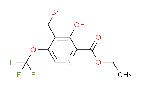 AM160197 | 1804836-42-7 | Ethyl 4-(bromomethyl)-3-hydroxy-5-(trifluoromethoxy)pyridine-2-carboxylate