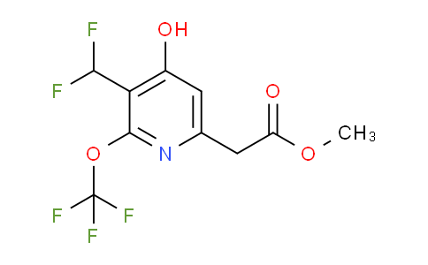 AM160204 | 1804798-21-7 | Methyl 3-(difluoromethyl)-4-hydroxy-2-(trifluoromethoxy)pyridine-6-acetate