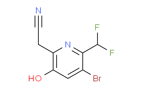 AM16021 | 1804660-84-1 | 3-Bromo-2-(difluoromethyl)-5-hydroxypyridine-6-acetonitrile