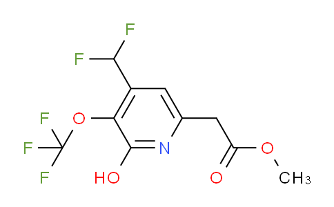 AM160211 | 1804837-93-1 | Methyl 4-(difluoromethyl)-2-hydroxy-3-(trifluoromethoxy)pyridine-6-acetate