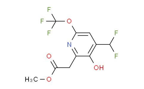 AM160217 | 1804359-55-4 | Methyl 4-(difluoromethyl)-3-hydroxy-6-(trifluoromethoxy)pyridine-2-acetate