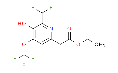 AM160221 | 1804359-60-1 | Ethyl 2-(difluoromethyl)-3-hydroxy-4-(trifluoromethoxy)pyridine-6-acetate