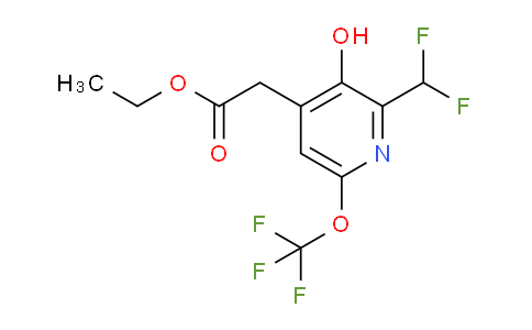 AM160224 | 1804726-72-4 | Ethyl 2-(difluoromethyl)-3-hydroxy-6-(trifluoromethoxy)pyridine-4-acetate