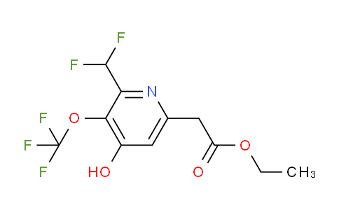 AM160232 | 1804359-63-4 | Ethyl 2-(difluoromethyl)-4-hydroxy-3-(trifluoromethoxy)pyridine-6-acetate