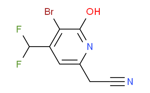 AM16024 | 1805371-94-1 | 3-Bromo-4-(difluoromethyl)-2-hydroxypyridine-6-acetonitrile