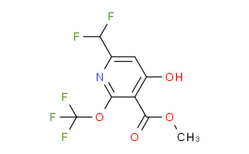 AM160317 | 1804478-96-3 | Methyl 6-(difluoromethyl)-4-hydroxy-2-(trifluoromethoxy)pyridine-3-carboxylate