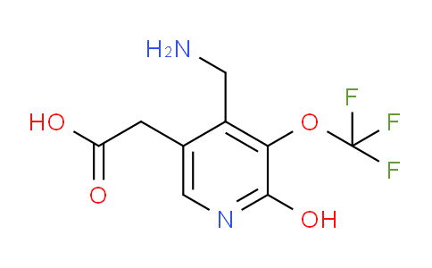 4-(Aminomethyl)-2-hydroxy-3-(trifluoromethoxy)pyridine-5-acetic acid