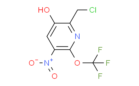 2-(Chloromethyl)-3-hydroxy-5-nitro-6-(trifluoromethoxy)pyridine