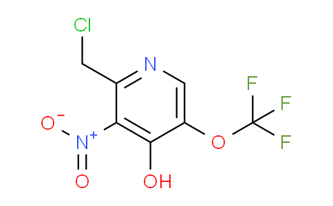 2-(Chloromethyl)-4-hydroxy-3-nitro-5-(trifluoromethoxy)pyridine