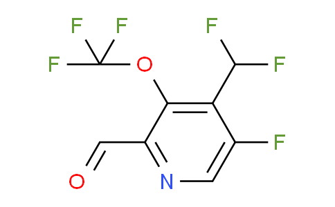4-(Difluoromethyl)-5-fluoro-3-(trifluoromethoxy)pyridine-2-carboxaldehyde