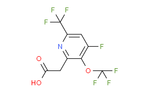 4-Fluoro-3-(trifluoromethoxy)-6-(trifluoromethyl)pyridine-2-acetic acid