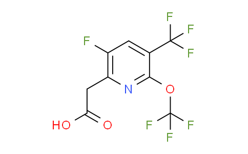 5-Fluoro-2-(trifluoromethoxy)-3-(trifluoromethyl)pyridine-6-acetic acid