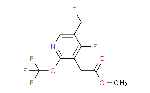 Methyl 4-fluoro-5-(fluoromethyl)-2-(trifluoromethoxy)pyridine-3-acetate