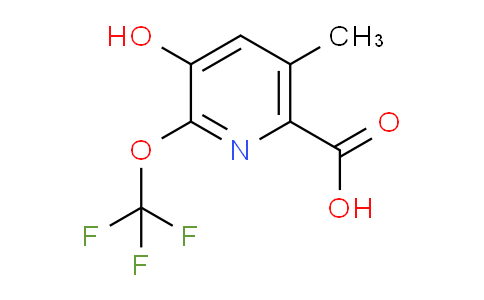 3-Hydroxy-5-methyl-2-(trifluoromethoxy)pyridine-6-carboxylic acid