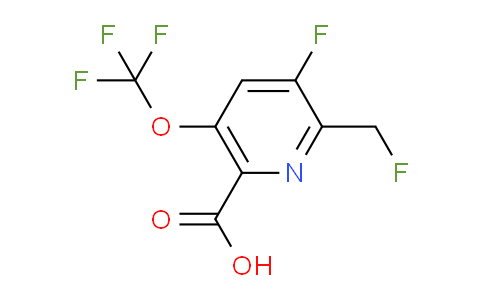 AM160393 | 1804626-15-0 | 3-Fluoro-2-(fluoromethyl)-5-(trifluoromethoxy)pyridine-6-carboxylic acid