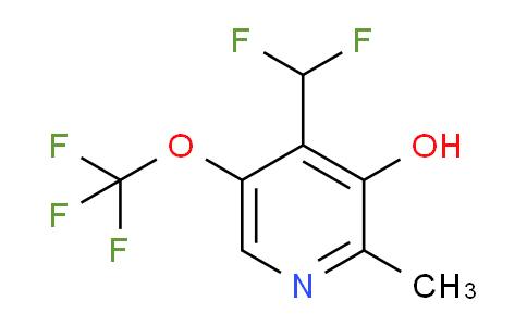 4-(Difluoromethyl)-3-hydroxy-2-methyl-5-(trifluoromethoxy)pyridine
