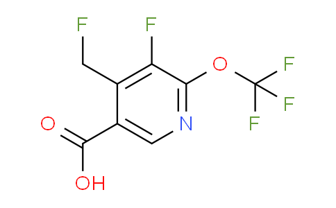 3-Fluoro-4-(fluoromethyl)-2-(trifluoromethoxy)pyridine-5-carboxylic acid