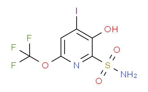 3-Hydroxy-4-iodo-6-(trifluoromethoxy)pyridine-2-sulfonamide