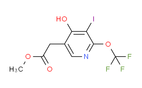 AM160410 | 1804332-46-4 | Methyl 4-hydroxy-3-iodo-2-(trifluoromethoxy)pyridine-5-acetate