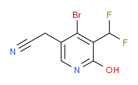 AM16044 | 1804886-39-2 | 4-Bromo-3-(difluoromethyl)-2-hydroxypyridine-5-acetonitrile