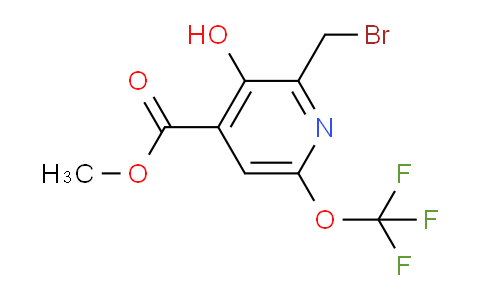 Methyl 2-(bromomethyl)-3-hydroxy-6-(trifluoromethoxy)pyridine-4-carboxylate
