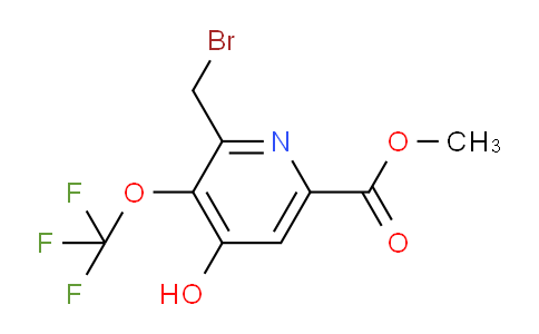 Methyl 2-(bromomethyl)-4-hydroxy-3-(trifluoromethoxy)pyridine-6-carboxylate