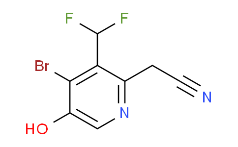 AM16045 | 1805349-38-5 | 4-Bromo-3-(difluoromethyl)-5-hydroxypyridine-2-acetonitrile