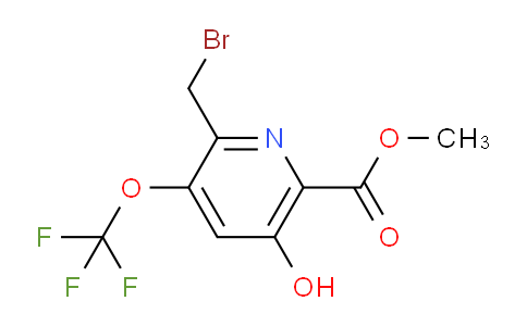 AM160453 | 1804478-29-2 | Methyl 2-(bromomethyl)-5-hydroxy-3-(trifluoromethoxy)pyridine-6-carboxylate